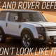 Illustration for article titled Report: New Land Rover Defender Design Is Done, Looks Nothing Like DC100